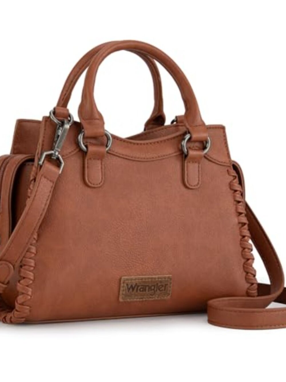 Montana West Top Handle Satchel Vegan Leather Detachable Strap